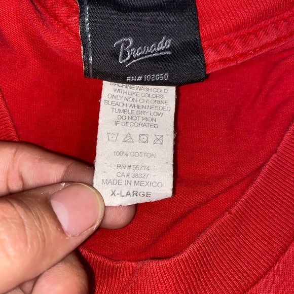 Harley Davidson Red Las Vegas Pocket Tee - Picture 4 of 6